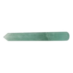 Photo d'un bâton de massage en pierre de fluorite