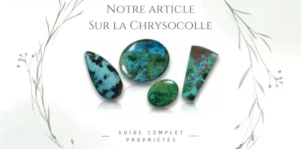 Image pour accéder à notre article de blog sur la chrysoprase