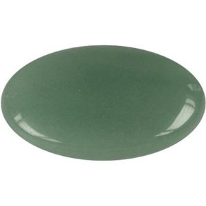 Photo d'un galet en pierre d'aventurine verte