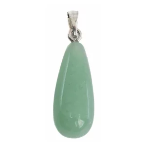 Photo d'un pendentif en pierre d'aventurine verte