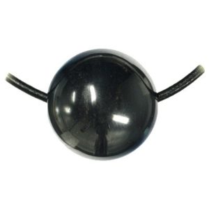 pendentif boule hématite
