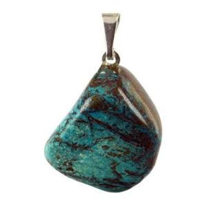 Photo d'un pendentif en chrysocolle