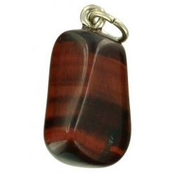 Photo d'un pendentif en pierre d'oeil de taureau