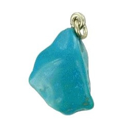 Photo d'un pendentif en pierre de turquoise