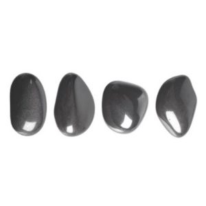 Photo de pierres roulées en hématite