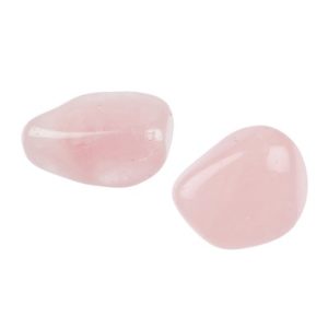 Photo de pierres roulées quartz rose