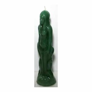 Dagyde femme verte bougie