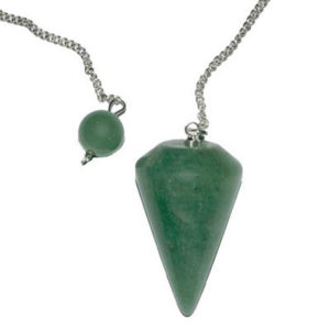 pendule goutte aventurine verte