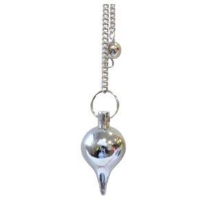 Pendule goutte chromé