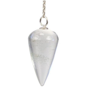 pendule goutte cristal de roche
