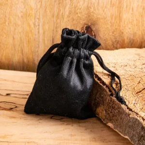 Pochette velours noir