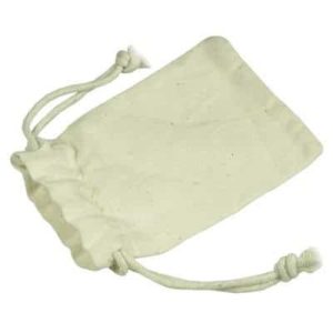 pochette coton 5 x 7 cm
