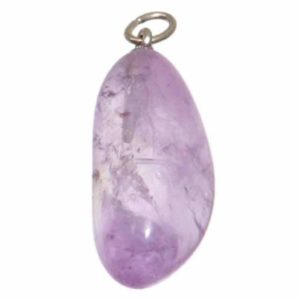 Pendentif améthyste claire