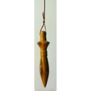 Pendule thot égyptien oeil de tigre