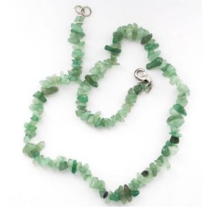 Collier baroque aventurine verte