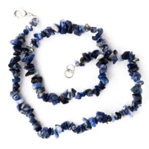 Collier baroque sodalite