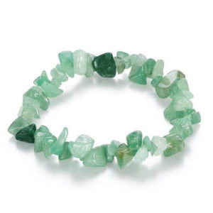 Bracelet baroque aventurine verte