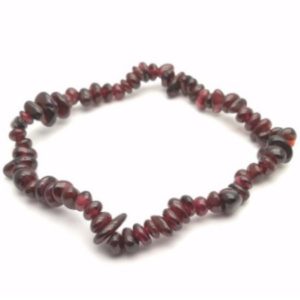 Bracelet baroque grenat