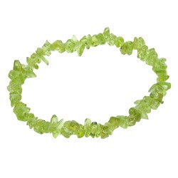 Bracelet baroque péridot (olivine)