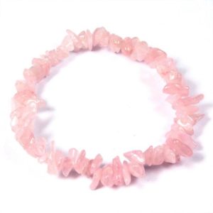 Bracelet baroque quartz rose