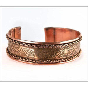 bracelet cuivre pentagramme