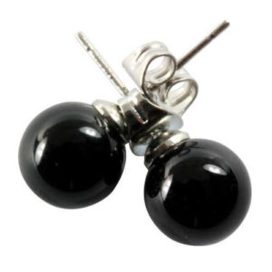 boucles d'oreilles onyx