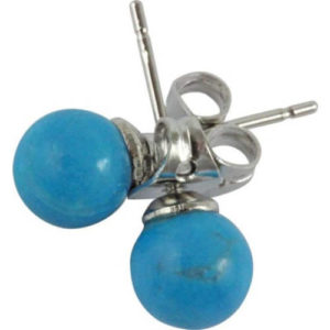 boucles d'oreilles turquoise