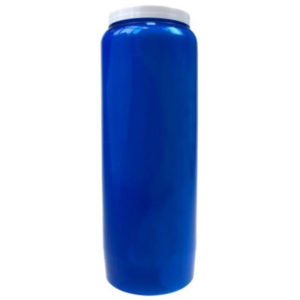bougie neuvaine bleue
