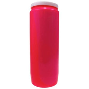 bougie neuvaine rose