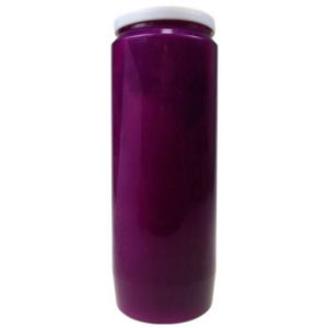 bougie neuvaine violette