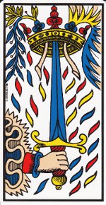 as d'épée tarot de Marseille
