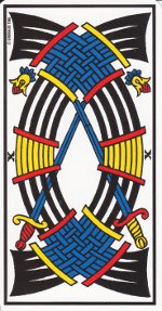 dix d'épée tarot de Marseille
