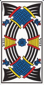 huit d'épée tarot de Marseille