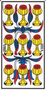 neuf de coupe tarot de Marseille
