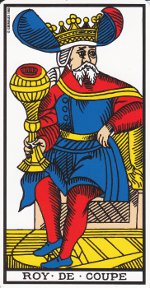 roy de coupe tarot de Marseille
