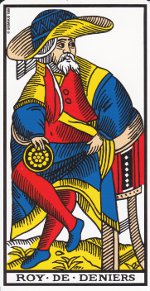 roy de deniers tarot de Marseille