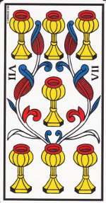 sept de coupe tarot de Marseille
