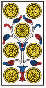 sept de deniers tarot de Marseille