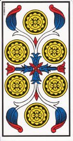 six de deniers tarot de Marseille