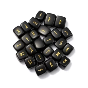 Runes obsidienne noire