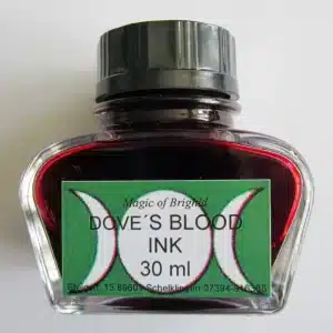 Image d'un flacon d'encre sang de colombe