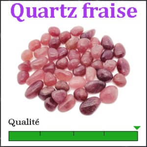 Quartz fraise