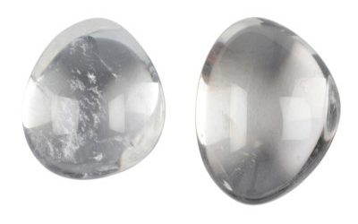 Photo de pierres roulées en cristal de roche