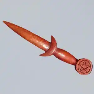 athamé lune pentagramme