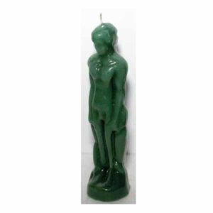 Dagyde homme vert bougie
