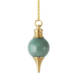 Pendule spheroton en aventurine verte
