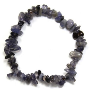 Bracelet baroque cordiérite (iolite)
