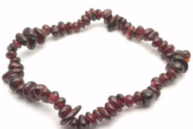 Bracelet baroque grenat