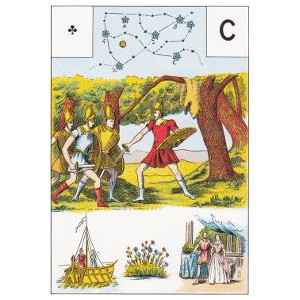 As de trèfle toison d'or grand lenormand