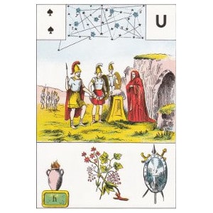 deux de pique guerre de troie grand lenormand